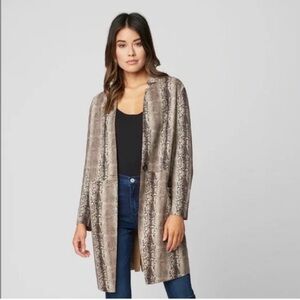 Anthropologie animal print jacket